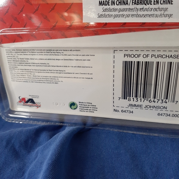 2007 Winner's Circle Jimmie Johnson Lowes #48 Die Cast 1:64 🧲 12.50 🇨🇦 ship - Picture 5 of 11